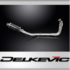 CFMOTO 450SR 2023-2025 Echappement Complet 2-1 Silencieux 225mm Ovale Carbone