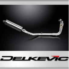 CFMOTO 450SR 2023-2025 Echappement Complet 2-1 Silencieux 350mm Ovale Inox