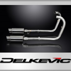 Kawasaki W650 99-06 W800 11-16 Echappement Complet Silencieux 200mm Rond Inox