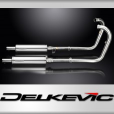 Kawasaki W650 99-06 W800 11-16 Echappement Complet Silencieux 350mm Rond Inox