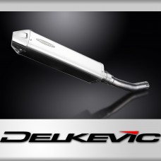 Kawasaki KLR650A 1987-2007 Echappement KIT-Silencieux 420mm Tri-Ovale Inox 