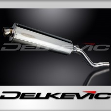 Kawasaki KLR650 Adventure Traveler 2022-2025 KIT-Silencieux 450mm Ovale Inox