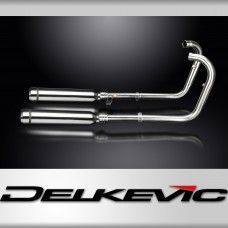 Kawasaki W650 99-06 W800 11-16 Echappement Silencieux 410mm Nez De Taureau Inox