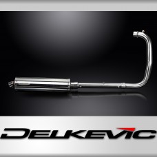 Royal Enfield 350 Classic 22-24 Bullet 23-24 Echappement 450mm Ovale Inox