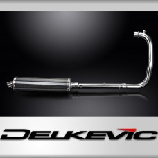 Royal Enfield 350 Classic 22-24 Bullet 23-24 Echappement 450mm Ovale Carbone