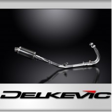 Kawasaki Ninja 500 24-25 Echappement Complet 2-1 Silencieux 225mm Ovale Carbone