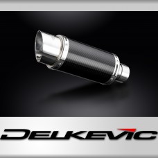 Royal Enfield 350 Classic 22-24 Bullet 23-24 KIT-Silencieux 200mm Rond Carbone