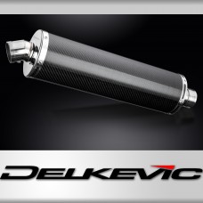 Royal Enfield 350 Classic 22-24 Bullet 23-24 KIT-Silencieux 450mm Ovale Carbone