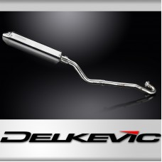 Kawasaki KLR650E 2008-2019 Echappement Complet  Silencieux 420mm Tri-Ovale Inox