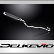 Kawasaki KLR650E 2008-2019 Echappement Complet Silencieux 350mm Rond Carbone