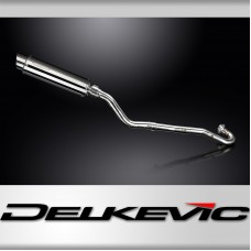 Kawasaki KLR650E 2008-2019 Echappement Complet Silencieux 350mm Rond Inox