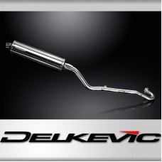 Kawasaki KLR650C 1995-2003 Echappement Complet Silencieux 450mm Ovale Inox