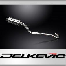 Kawasaki KLR650C 1995-2003 Echappement Complet Silencieux 225mm Ovale Inox