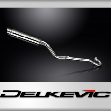 Kawasaki KLR650C 1995-2003 Echappement Complet Silencieux 350mm Rond Inox