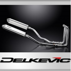 Yamaha FJR1300 2001-2005 Echappement Complet 4-2 Silencieux 420mm Tri-Ovale Inox