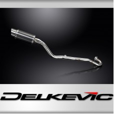 Kawasaki KLR600 KL600 1985-94 Echappement Complet Silencieux 200mm Rond Carbone