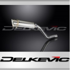 Kawasaki KLR600 KL600 1985-1994 Echappement KIT-Silencieux 200mm Rond Inox