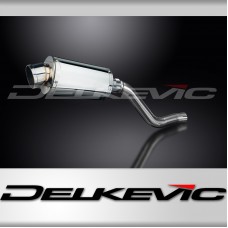 Kawasaki KLR600 KL600 1985-1994 Echappement KIT-Silencieux 225mm Ovale Inox