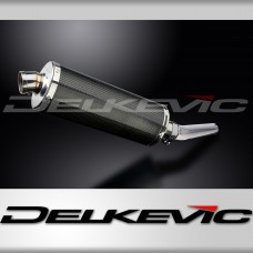 Honda CBF600S CBF600 2004-2007 Echappement KIT-Silencieux 350mm Ovale Carbone