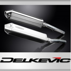 Triumph Trophy 1200 1991-1993 Echappement KIT-Silencieux 420mm Tri-Ovale Inox