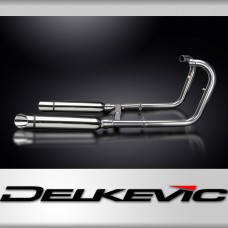 Kawasaki W650 W800 2019-2024 Echappement Complet Silencieux 410mm Coupe Oblique