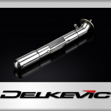 Delkevic Deflecteur Pare-etincelles Pour Silencieux Tri-Ovale Gauche 320mm 420mm