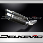 YAMAHA FZS600 FAZER 1998-03 Echappement Silencieux 200mm Rond Carbone PISTE