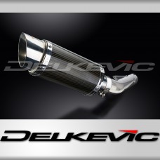 YAMAHA FZS600 FAZER 1998-03 Echappement Silencieux 200mm Rond Carbone PISTE