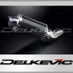 YAMAHA FZS600 FAZER 98-03 Echappement Silencieux 225mm Ovale Carbone PISTE